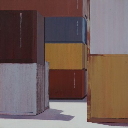 Colors of trade 44, acryl op linnen, 50 x 50 cm, 2020